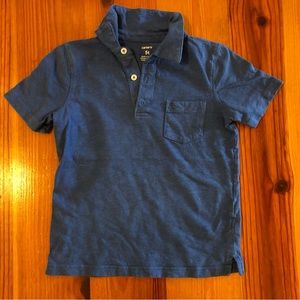 Carter’s boys polo shirt blue, size 5T